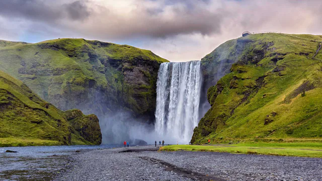 Reykjavik, Iceland - Skogafoss Waterfall
