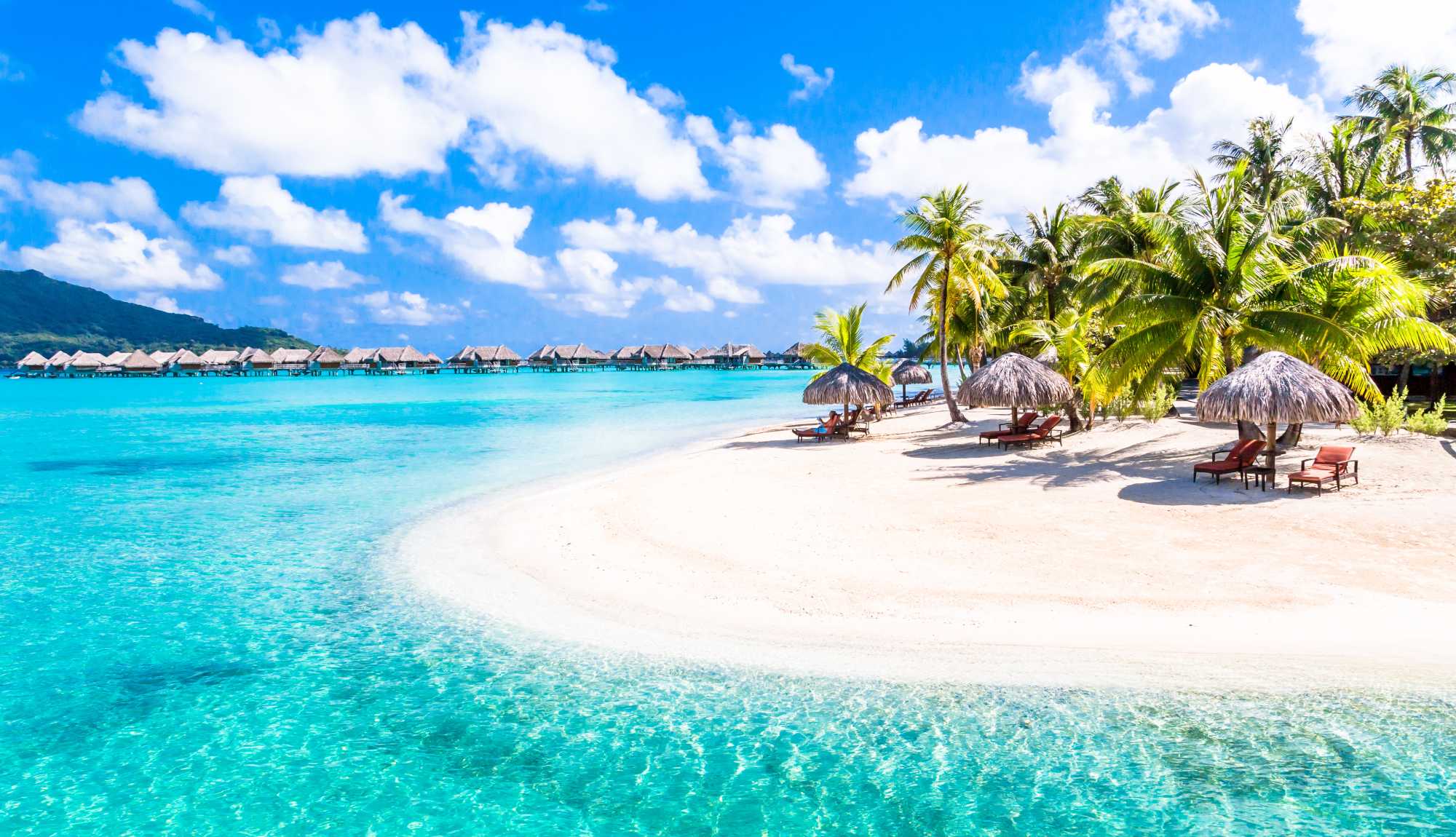Tahiti, French Polynesia - Bora Bora overwater bungalows