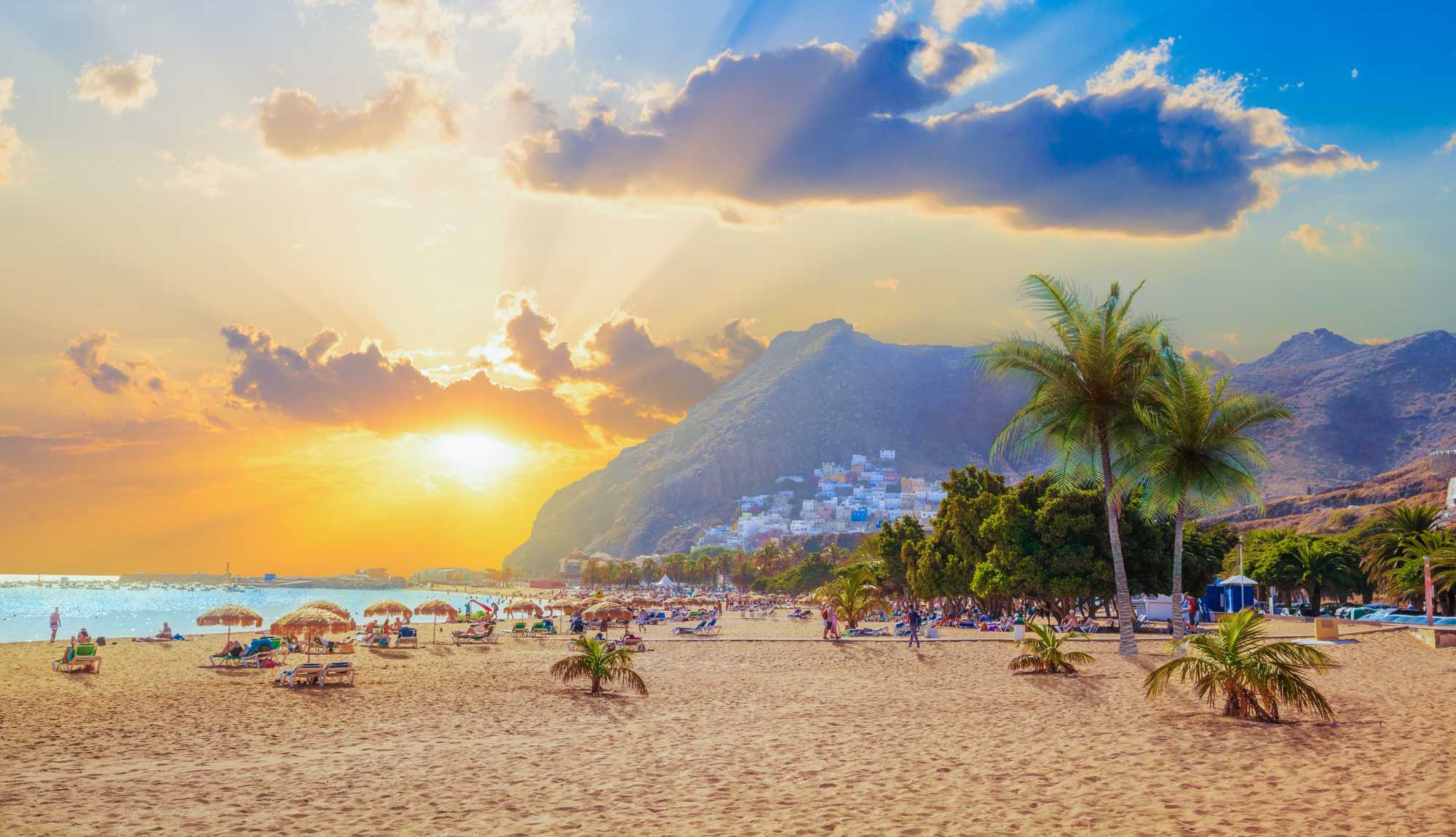 Tenerife, Canary Islands - Beach at sunset