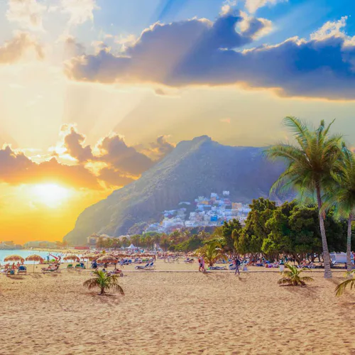 Tenerife, Canary Islands - Beach at sunset