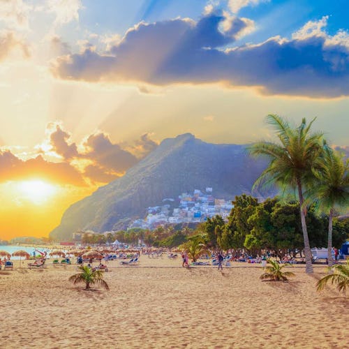 Tenerife, Canary Islands - Beach at sunset
