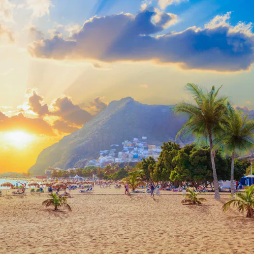 Tenerife, Canary Islands - Beach at sunset