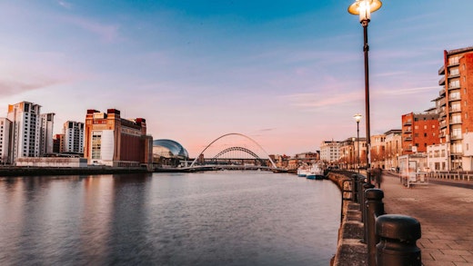 Newcastle Upon Tyne waterfront