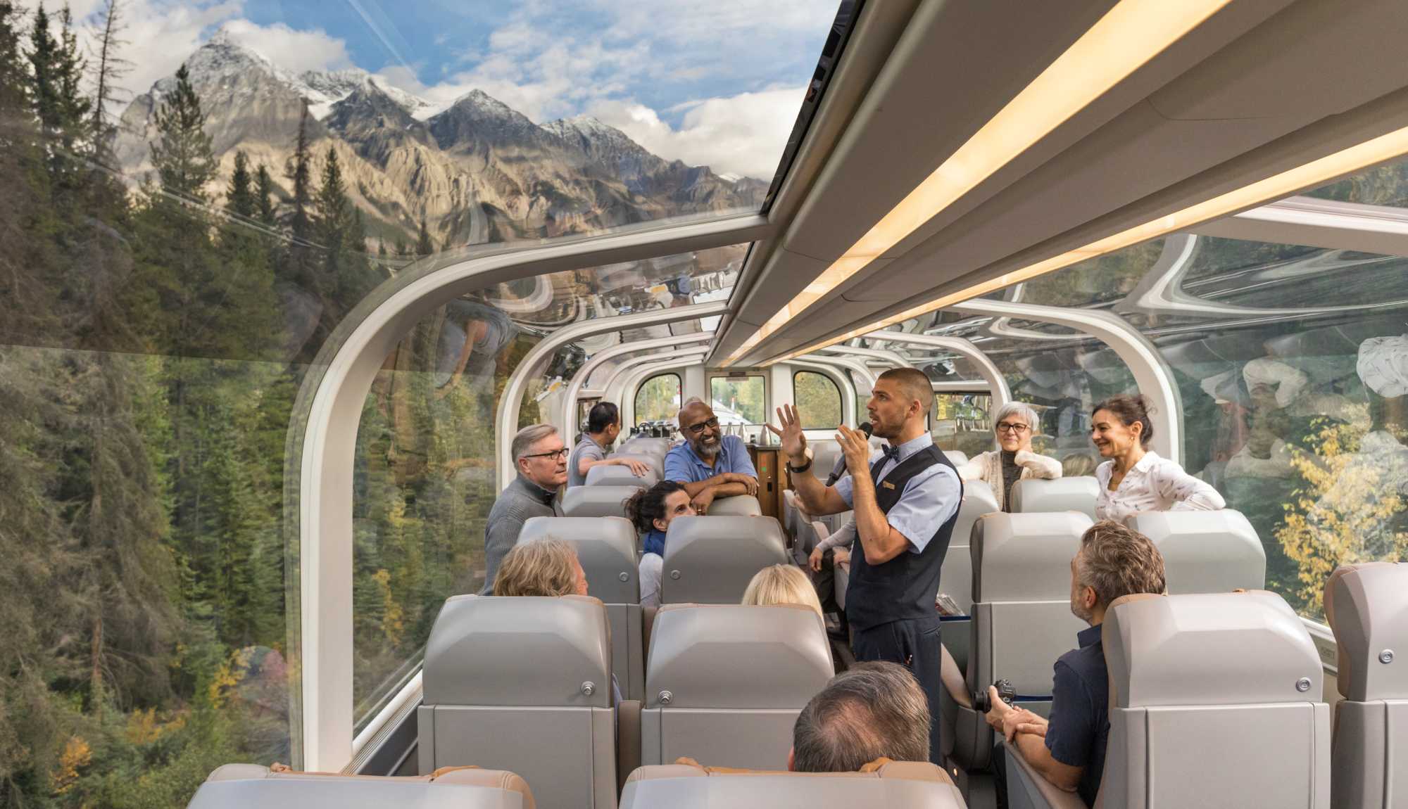 Rocky Mountaineer - GoldLeaf Host