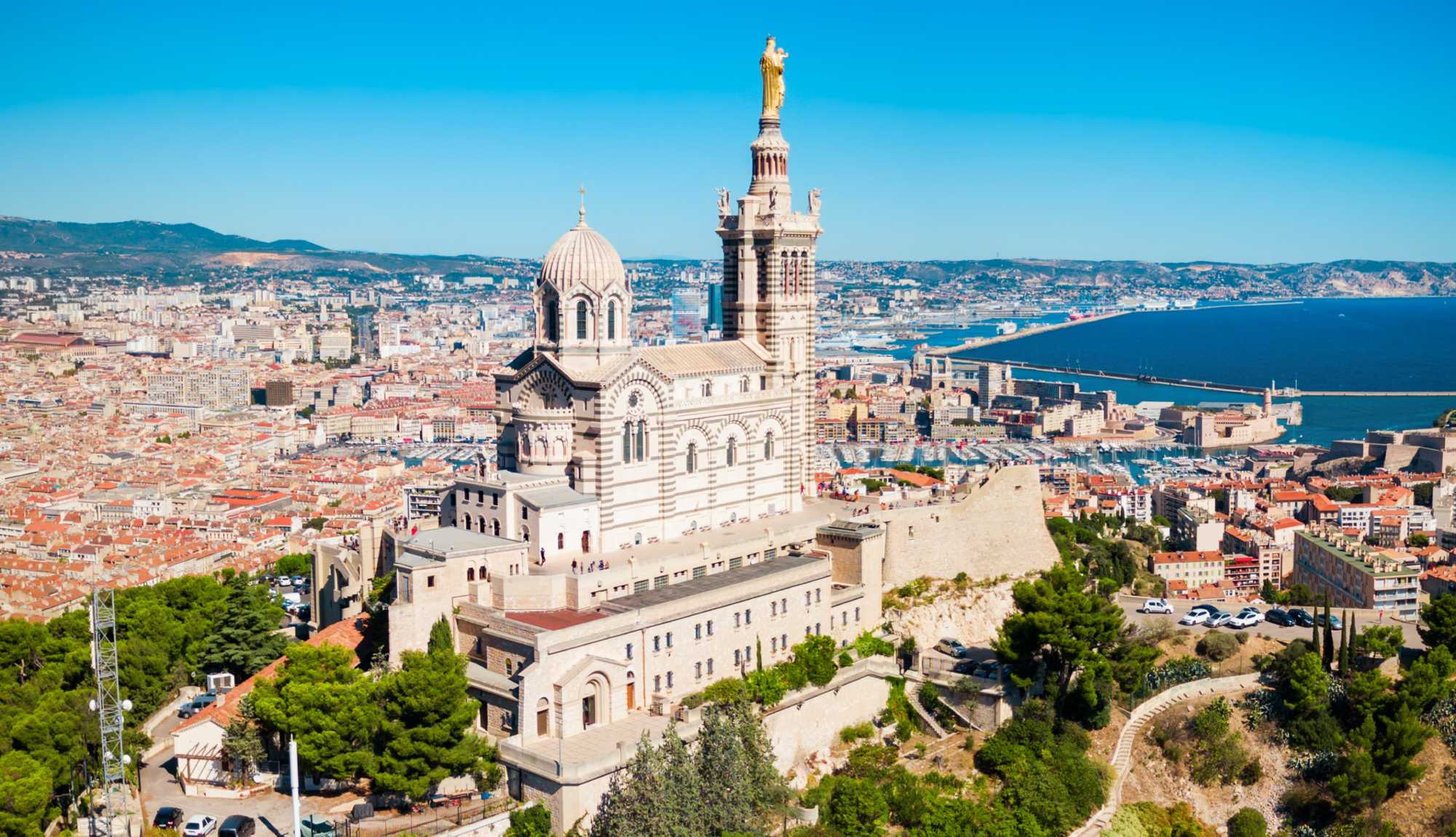Marseille, France - Basilique Notre-Dame de la Garde