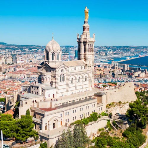 Marseille, France - Basilique Notre-Dame de la Garde
