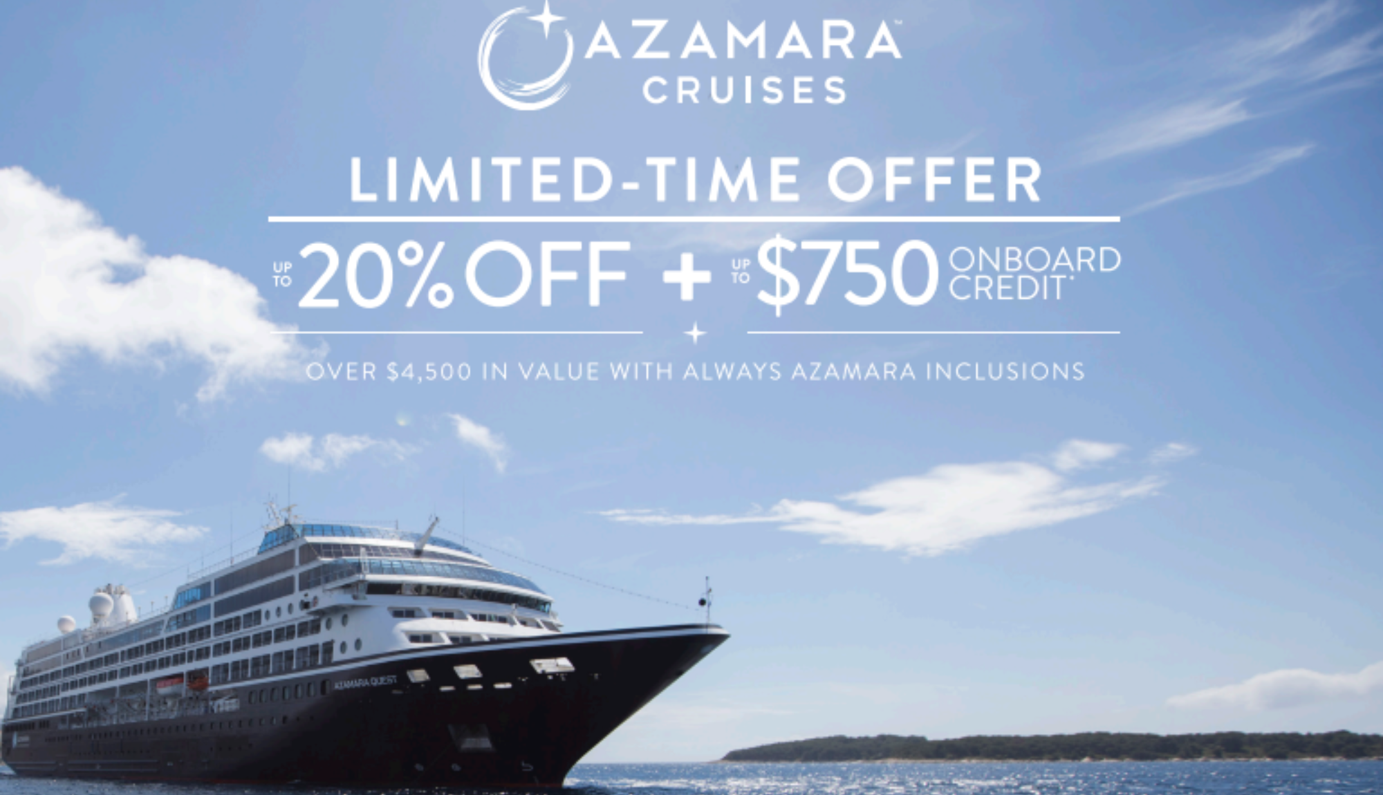Azamara Spring Flash Sale