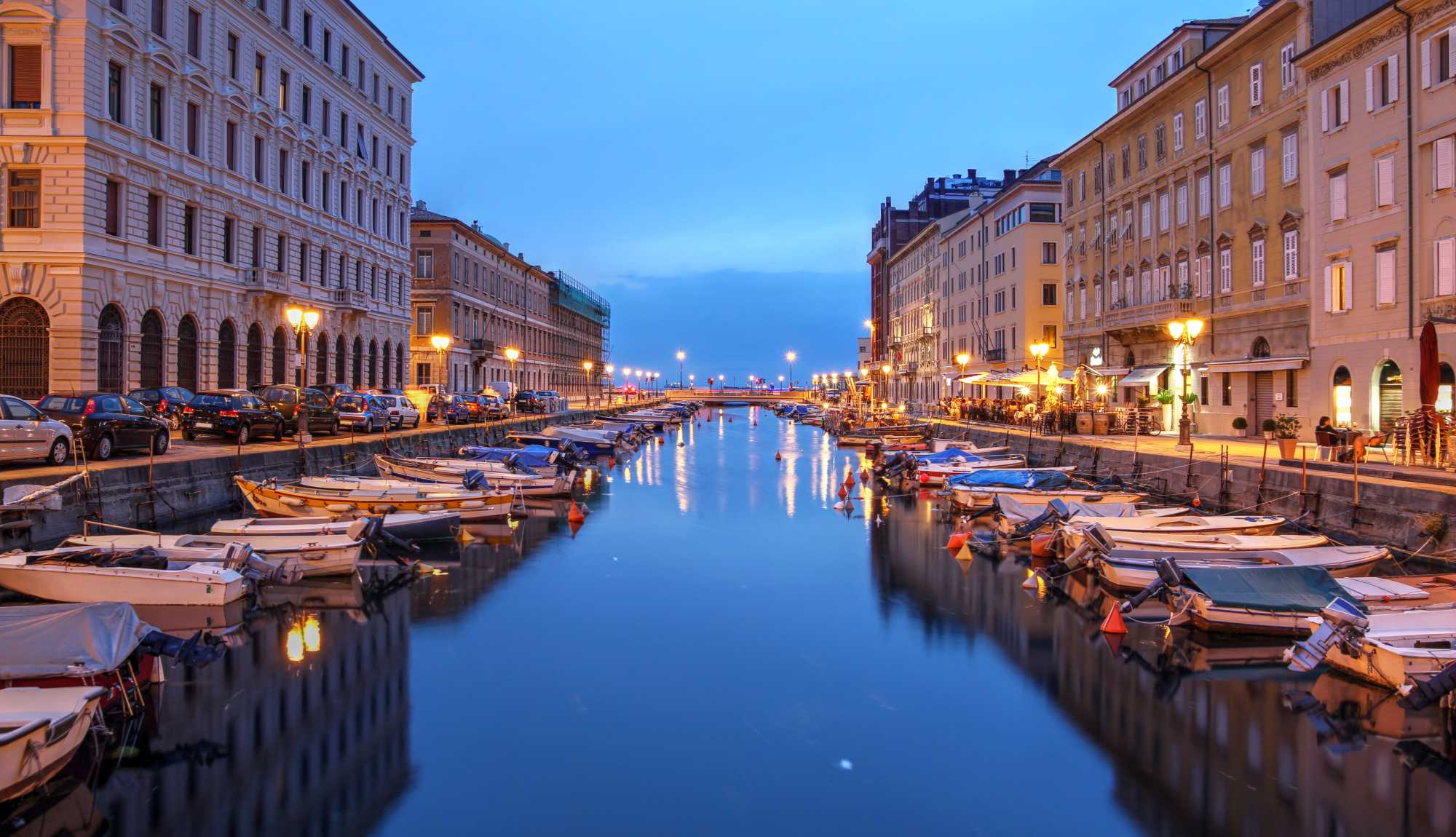 Trieste, Italy - Canal evening