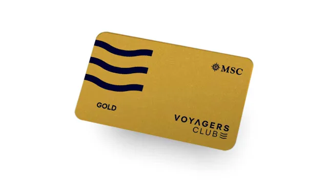 Paramount Cruises - MSC Voyages Club Loyalty Scheme - Gold Tier