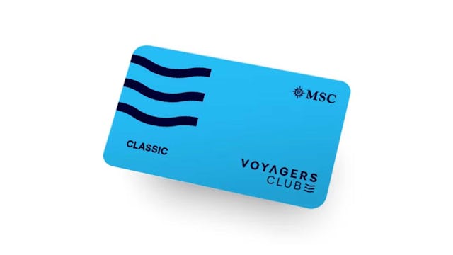 Paramount Cruises - MSC Voyages Club Loyalty Scheme - Classic Tier