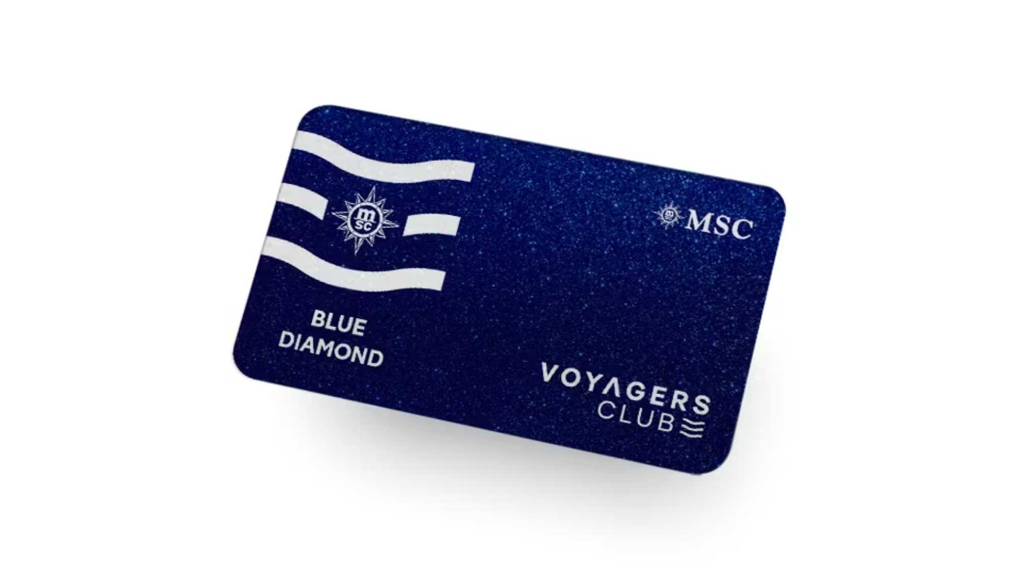 Paramount Cruises - MSC Voyages Club Loyalty Scheme - Blue Diamond Tier