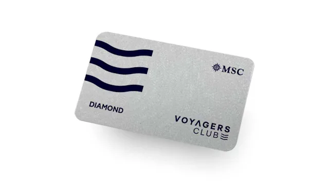 Paramount Cruises - MSC Voyages Club Loyalty Scheme - Diamond Tier