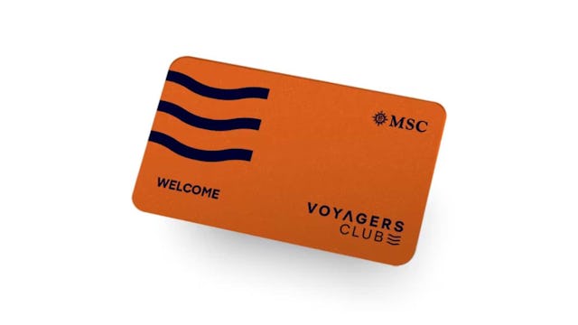 Paramount Cruises - MSC Voyages Club Loyalty Scheme - Welcome Tier
