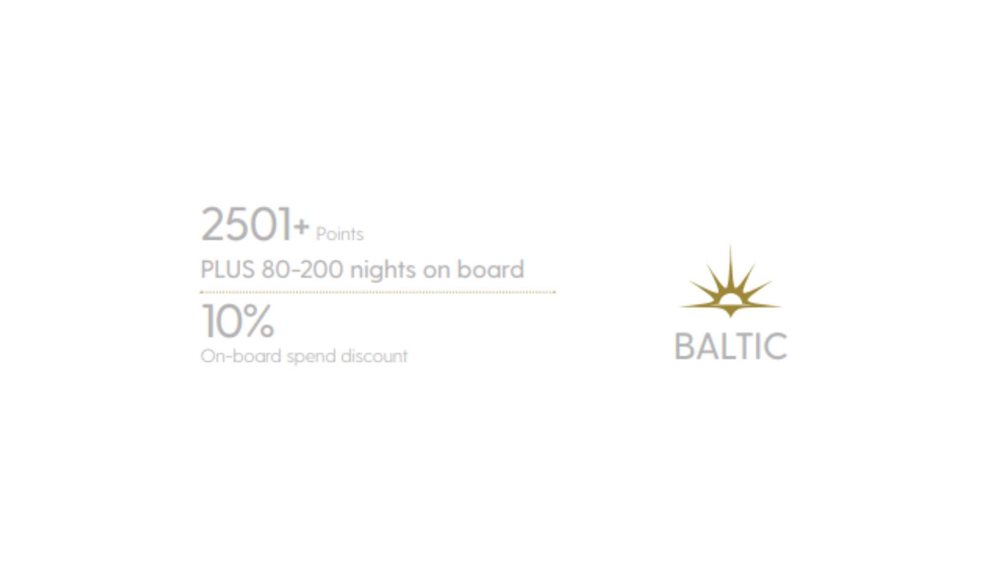 P&O Cruises Peninsular Club - Baltic Tier