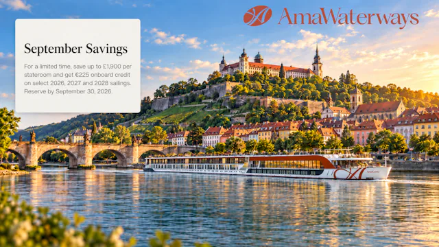 AmaWaterways September Offers