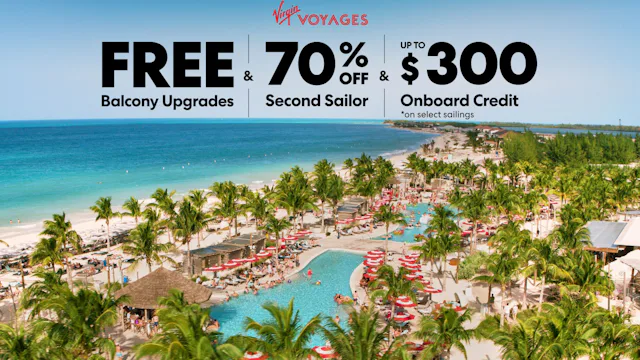 Free Balcony Upgrades + Up to $300 in Sailor Loot