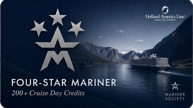 Holland America Line Mariner Society - Four Star Mariner