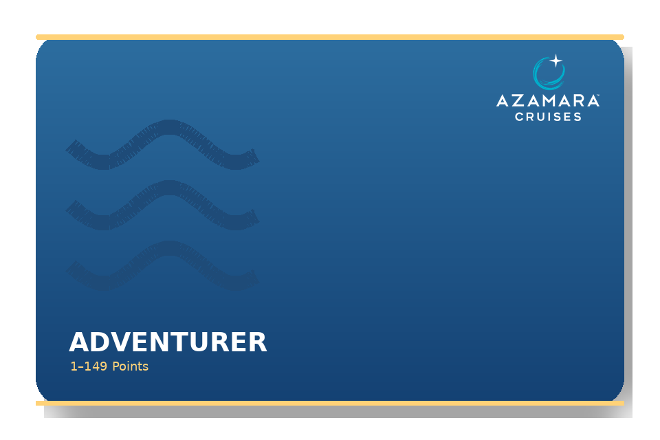 Azamara Circle Loyalty Programme Card - Adventurer