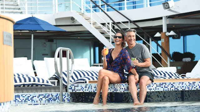 Oceania Cruises - Pool Deck on Riviera