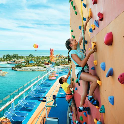 Royal Caribbean - Mariner of the Seas - Rock Wall Climbing