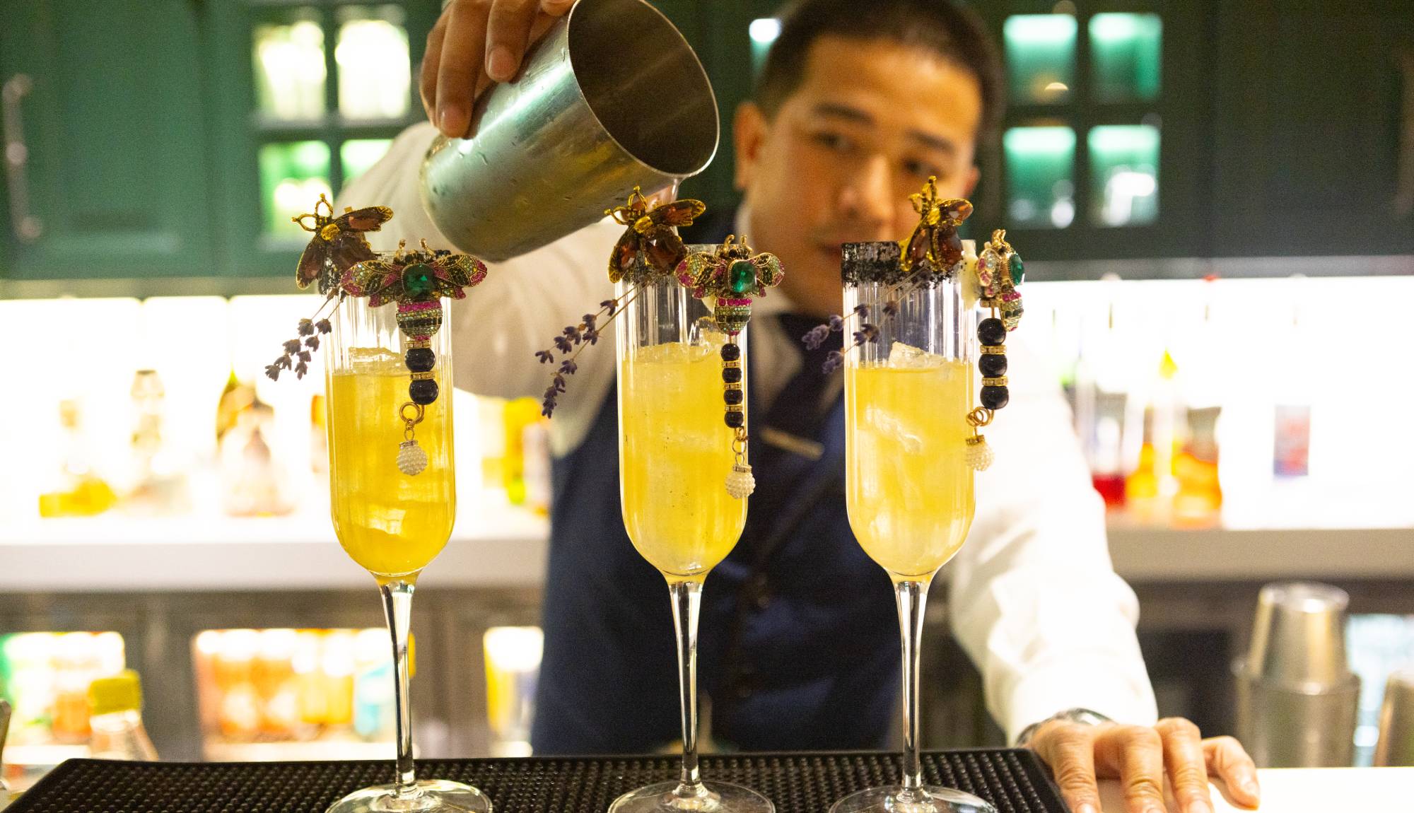 Celestyal - Cocktails being poured