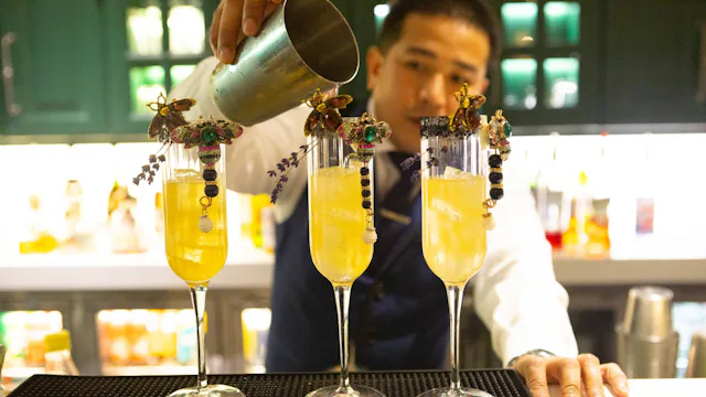 Celestyal - Cocktails being poured