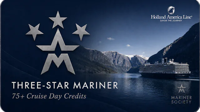 Holland America Line Mariner Society - Three Star Mariner