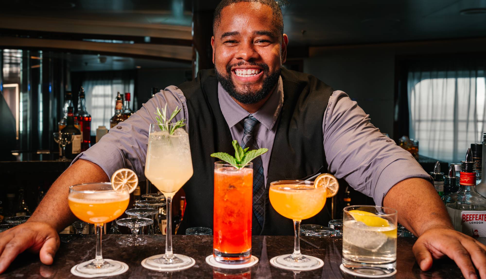 Seabourn - Alaskan Glacier Cocktails Bartender