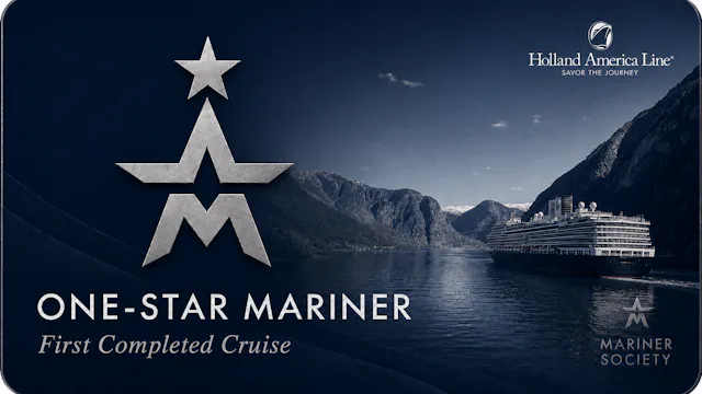 Holland America Line Mariner Society - One Star Mariner