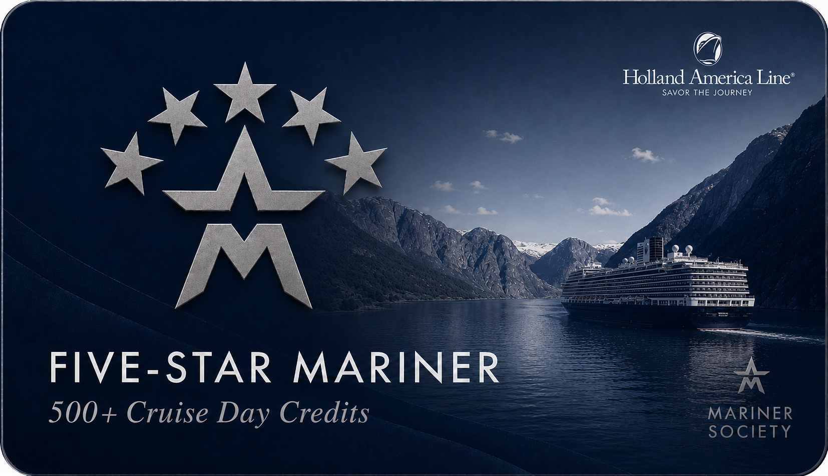 Holland America Line Mariner Society - Five Star Mariner