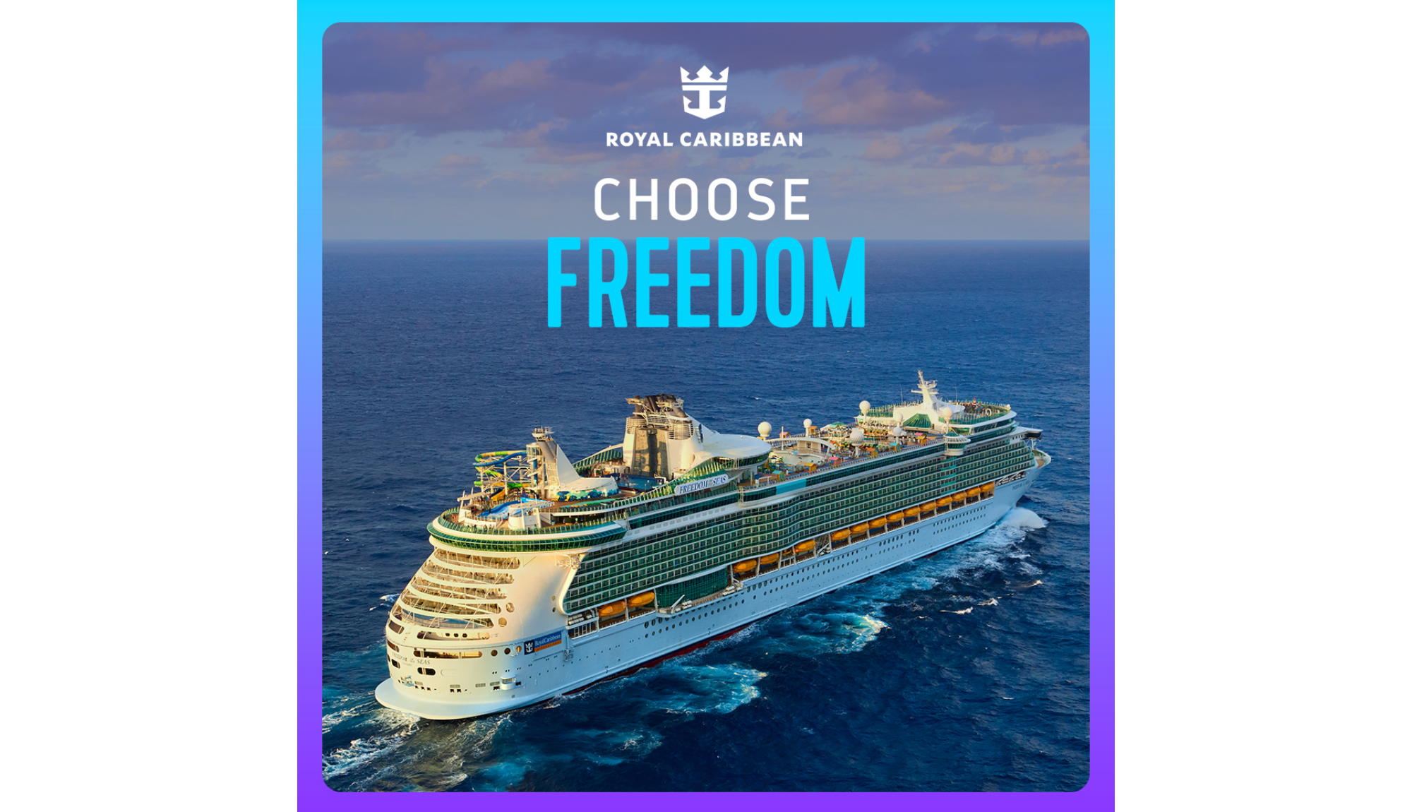 Royal Caribbean - Freedom of the Seas Banner