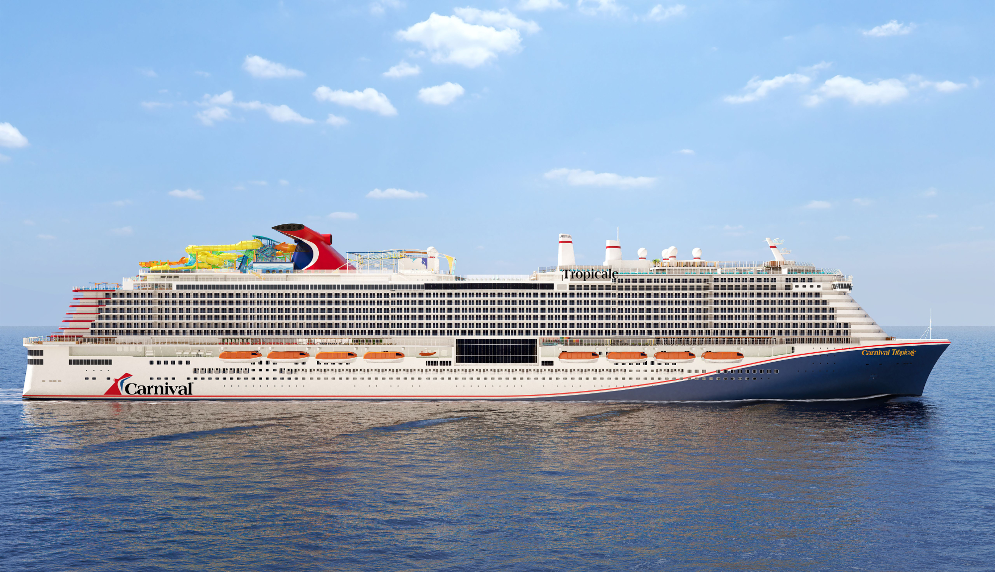 Carnival Tropicale begins sailing in 2028