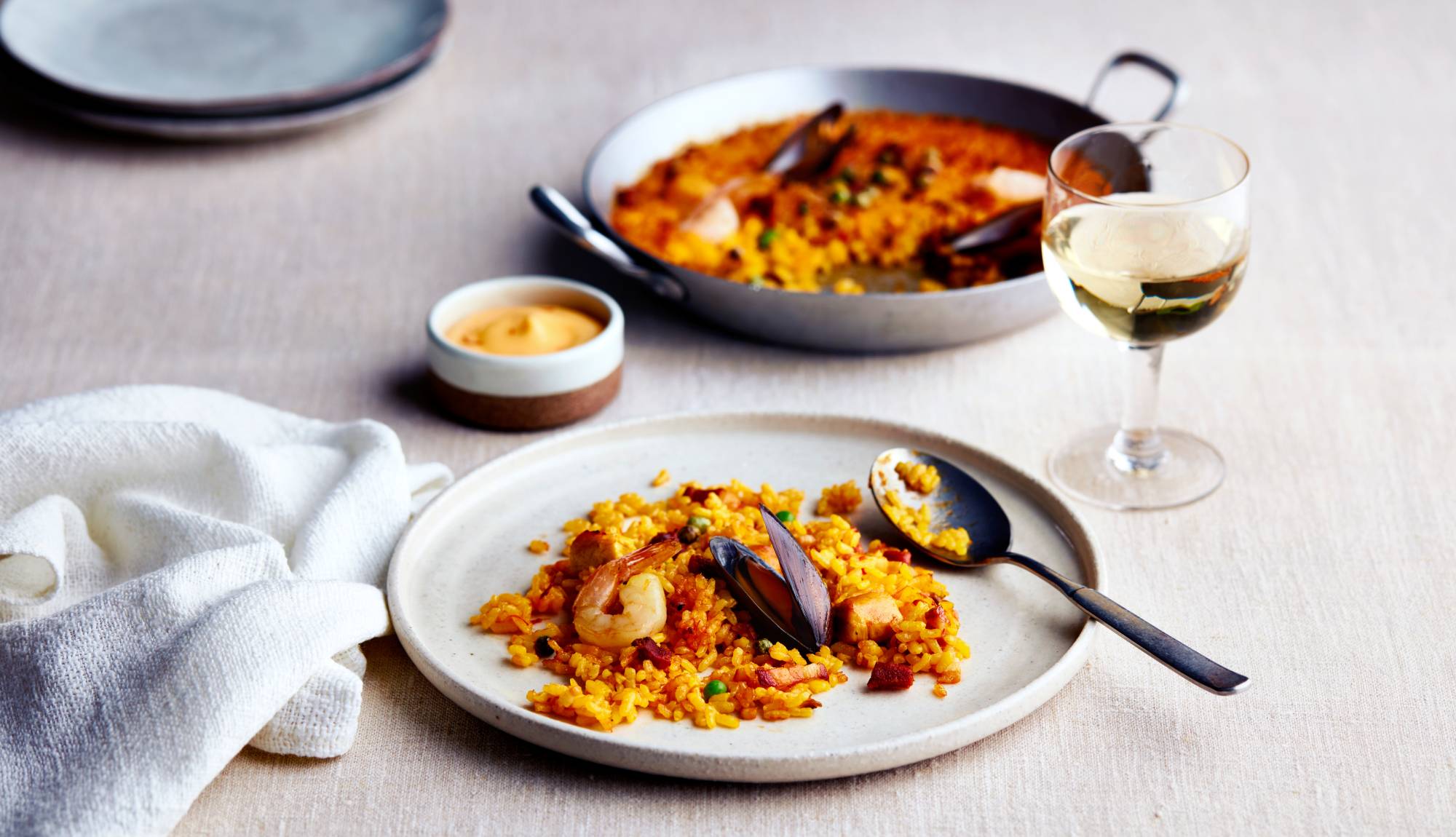 P&O Cruises - Dining - The Olive Grove Paella