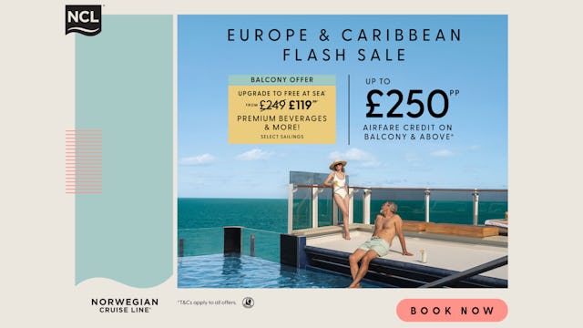 Norwegian Cruise Line Flash Sale