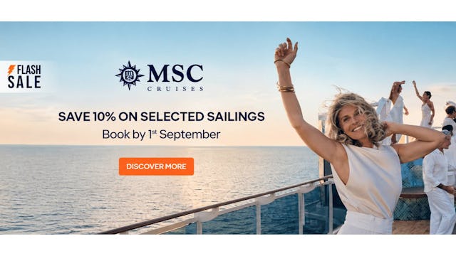 MSC Cruises Bank Holiday Flash Sale