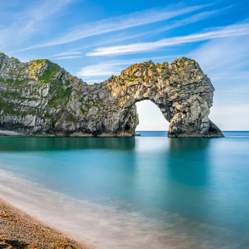 Durdle Door in Dorset, Jurassic Coast, England, UK