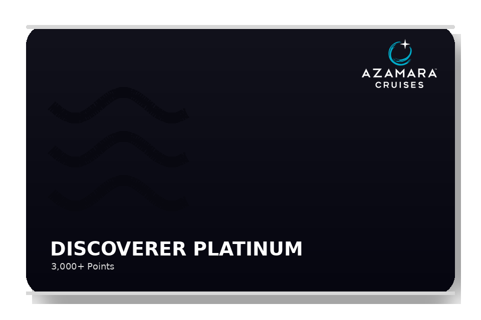 Azamara Circle Loyalty Programme Card - Discoverer Platinum