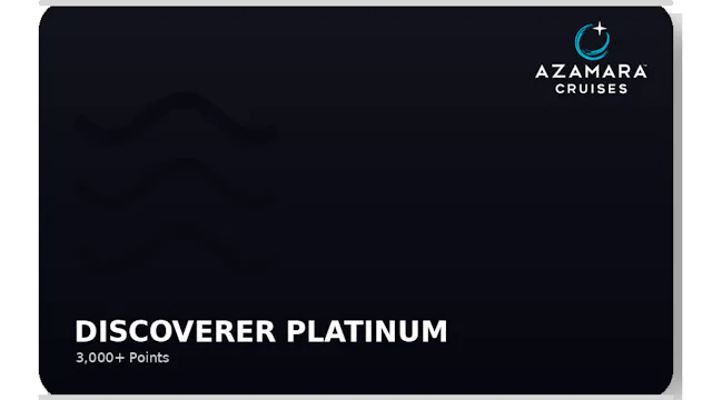 Azamara Circle Loyalty Programme Card - Discoverer Platinum