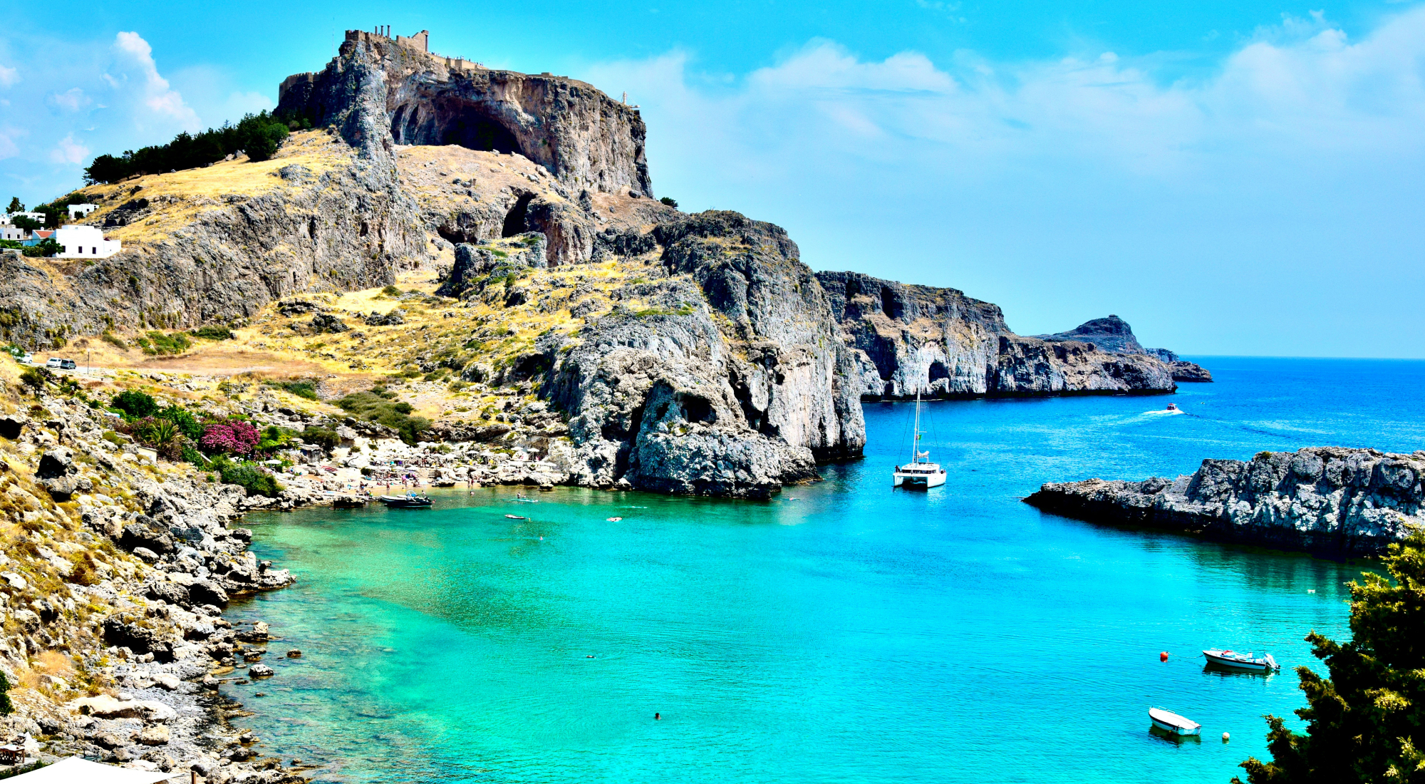 Rhodes Greece beautiful beach