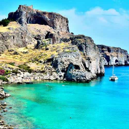 Rhodes Greece beautiful beach