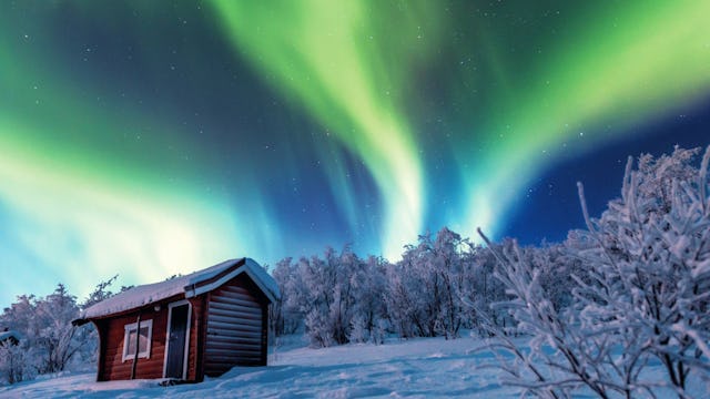 Fred. Olsen Cruise Lines Norway - Northern Lights in Alta Finnmark Norway