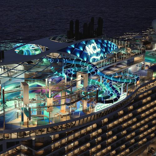 Norwegian Cruise Line - Norwegian Aura - Ocean Heights night rendering