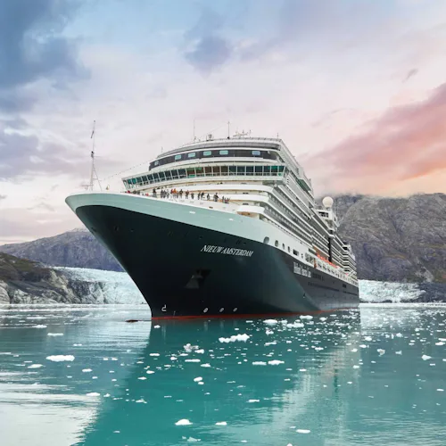 Holland America Line - Nieuw Amsterdam in Glacier Bay, Alaska