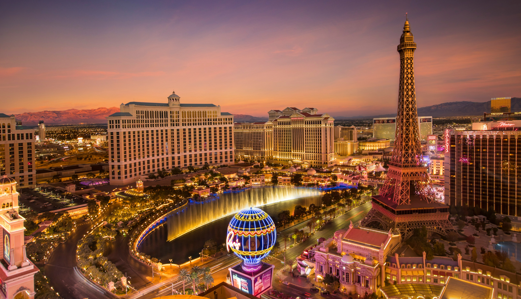 The Las Vegas Strip, home to the Las Vegas Grand Prix