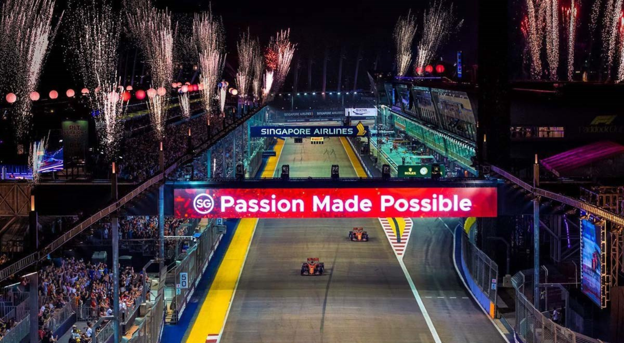 Singapore Start Finish Straight