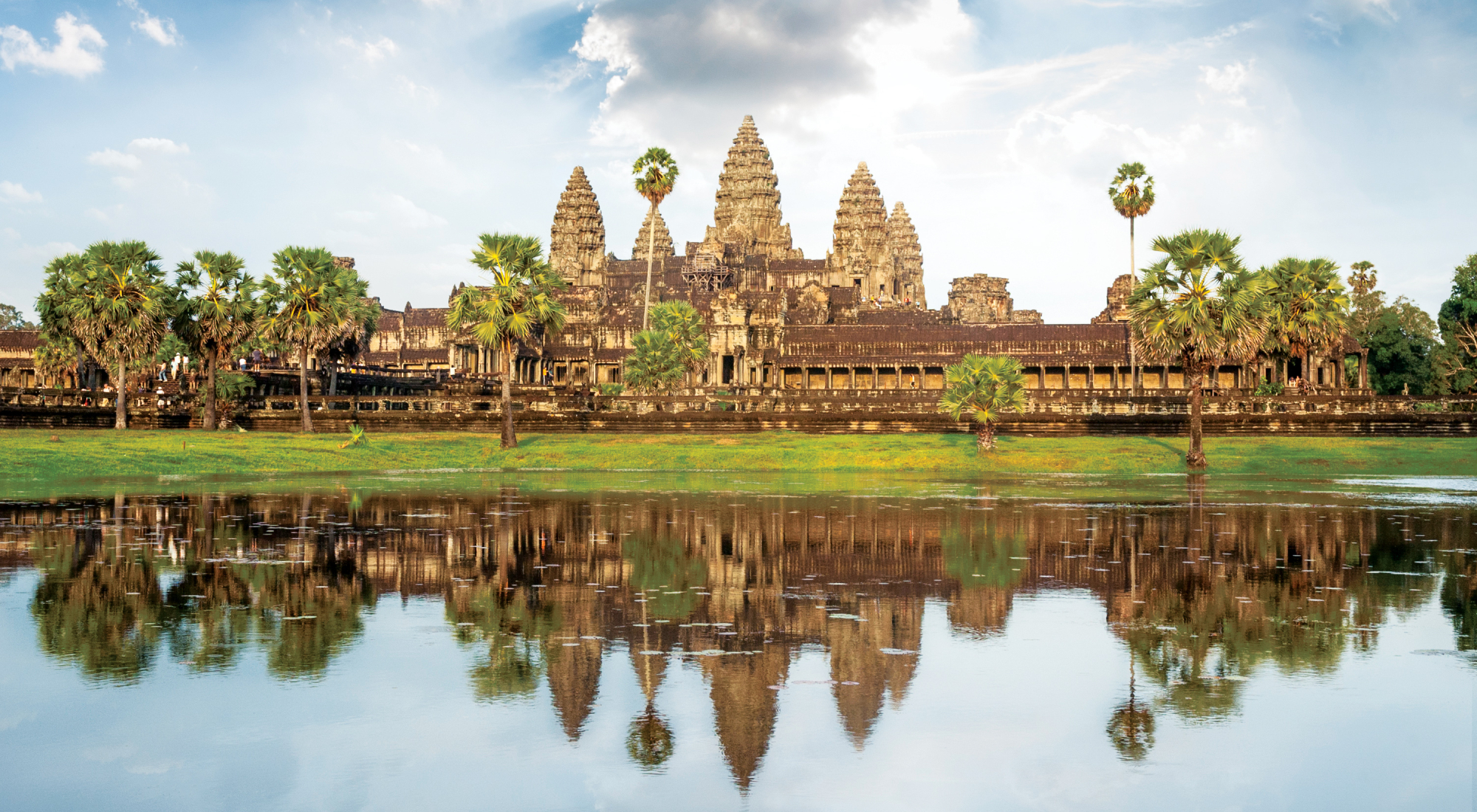 Angkor Wat in Siem Reap, Cambodia, a highlight of this cruise package