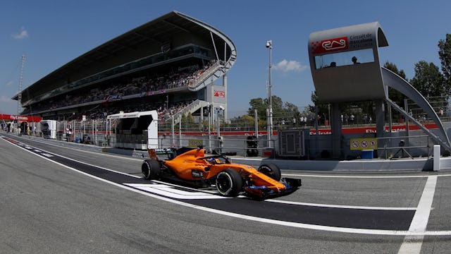 Main Grandstand at the Barcelona Grand Prix