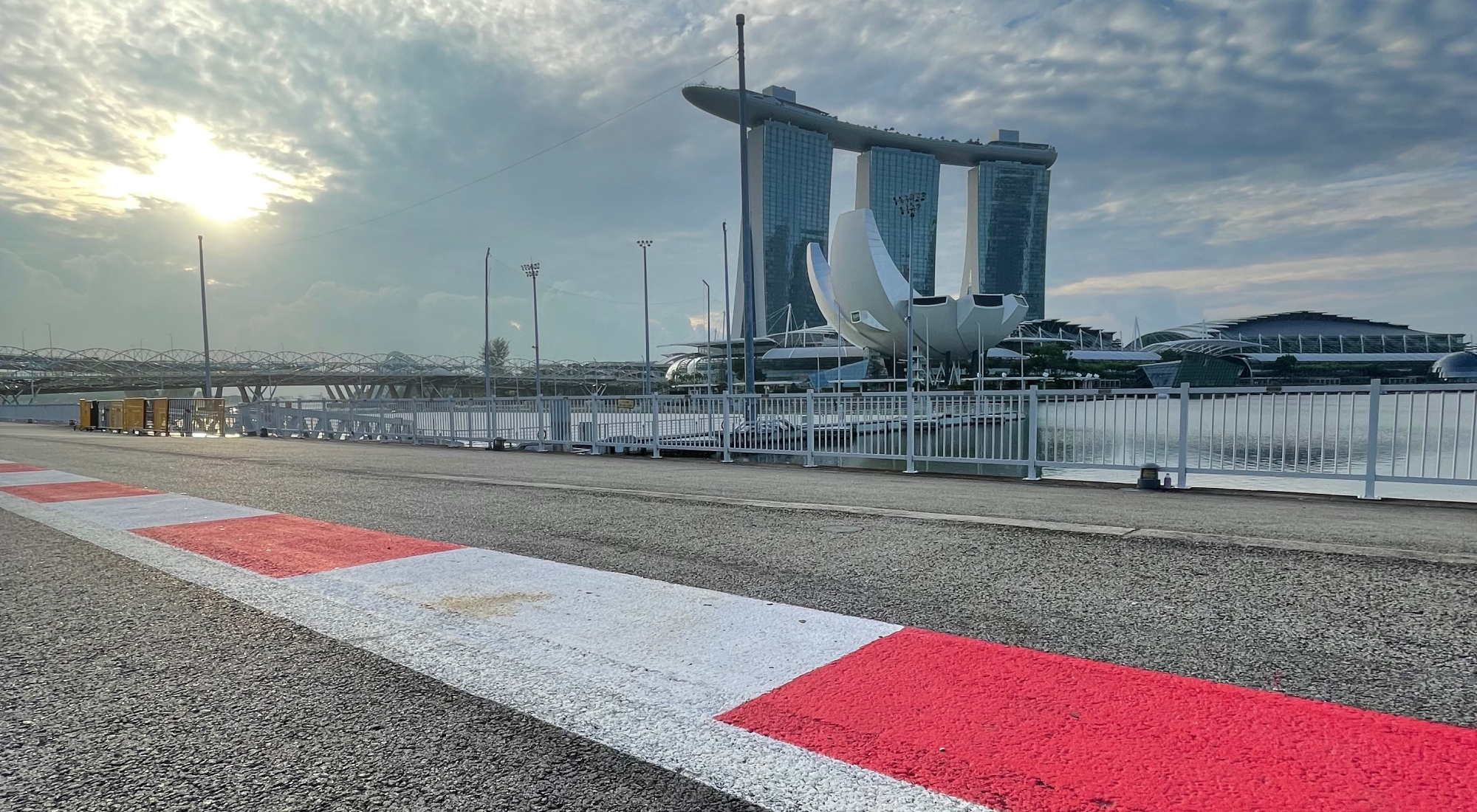 Singapore Grand Prix track at the Marina Bay Circuit