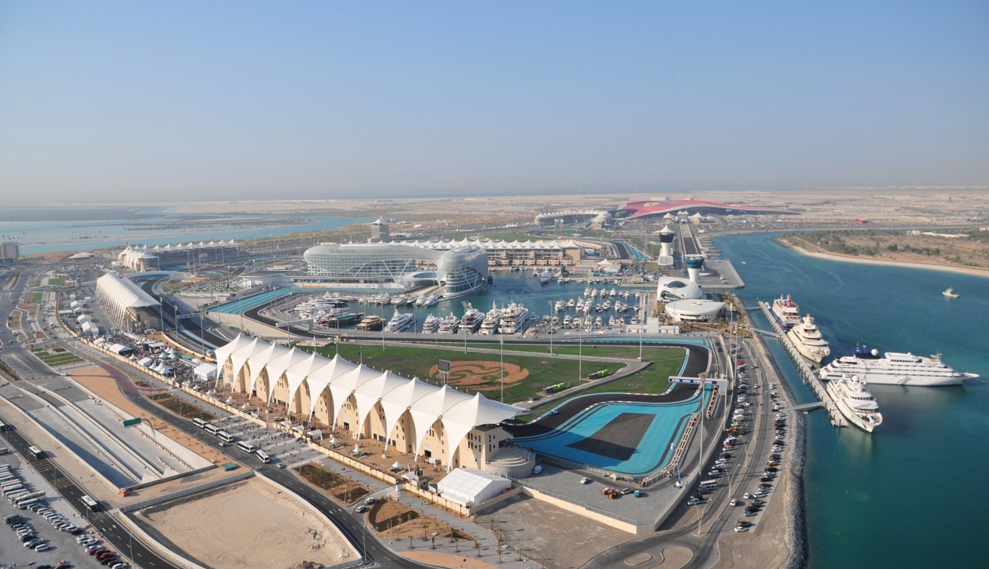 YAS Marina Circuit in Abu Dhabi