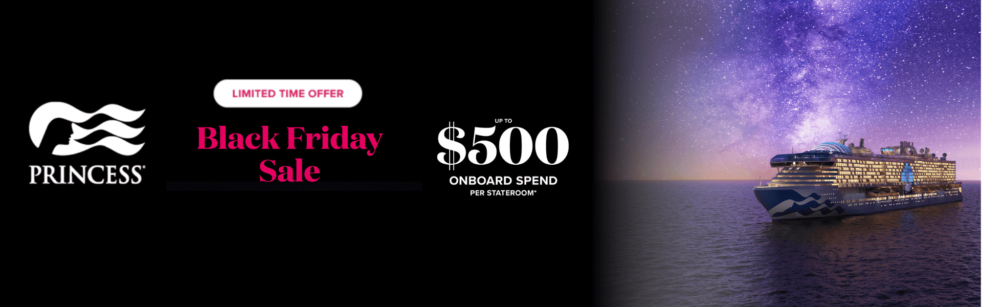 Princess Cruises Black Friday 2024 Deal